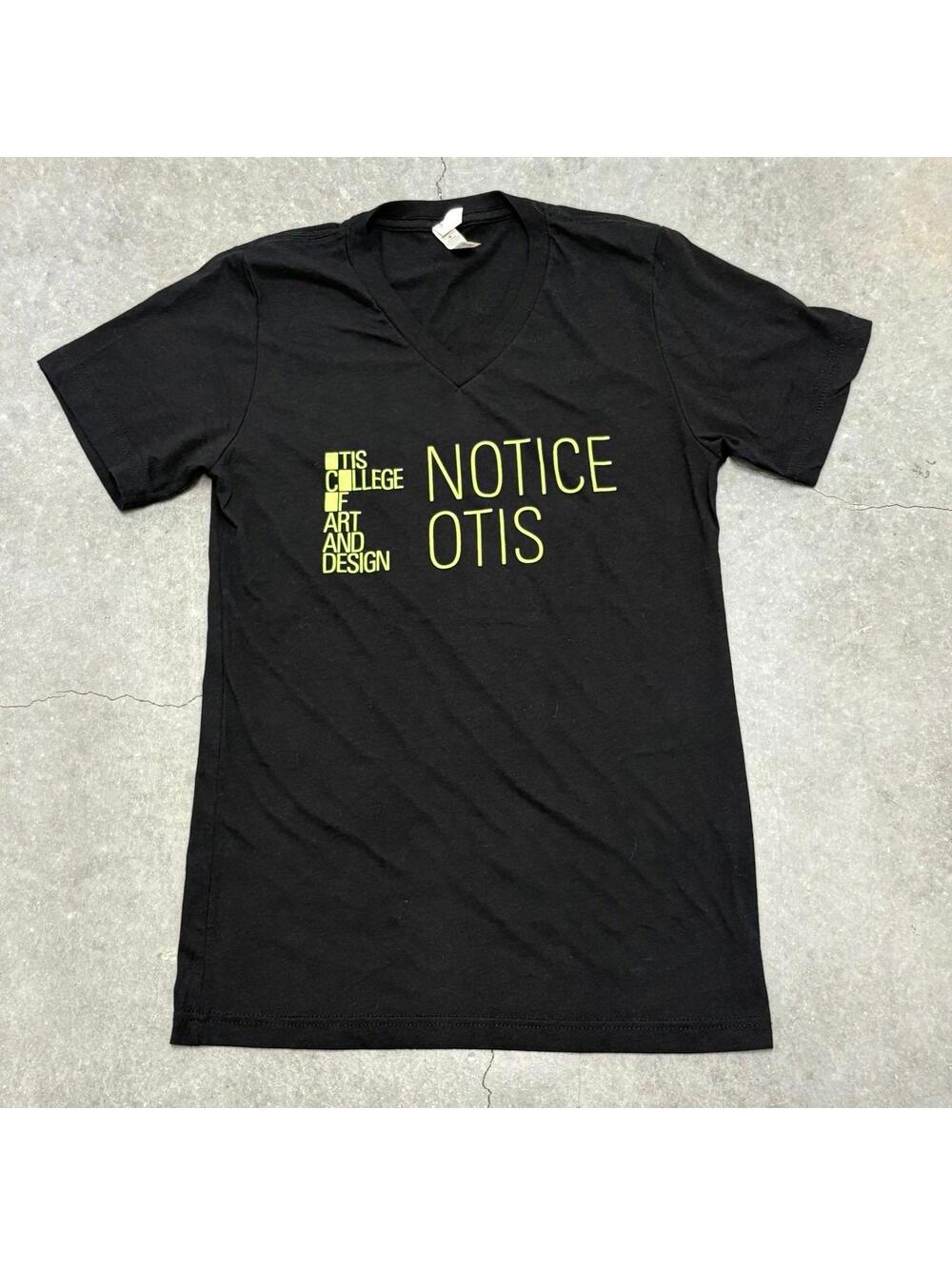 Bella + Canvas Notice Otis College V Neck T Shirt